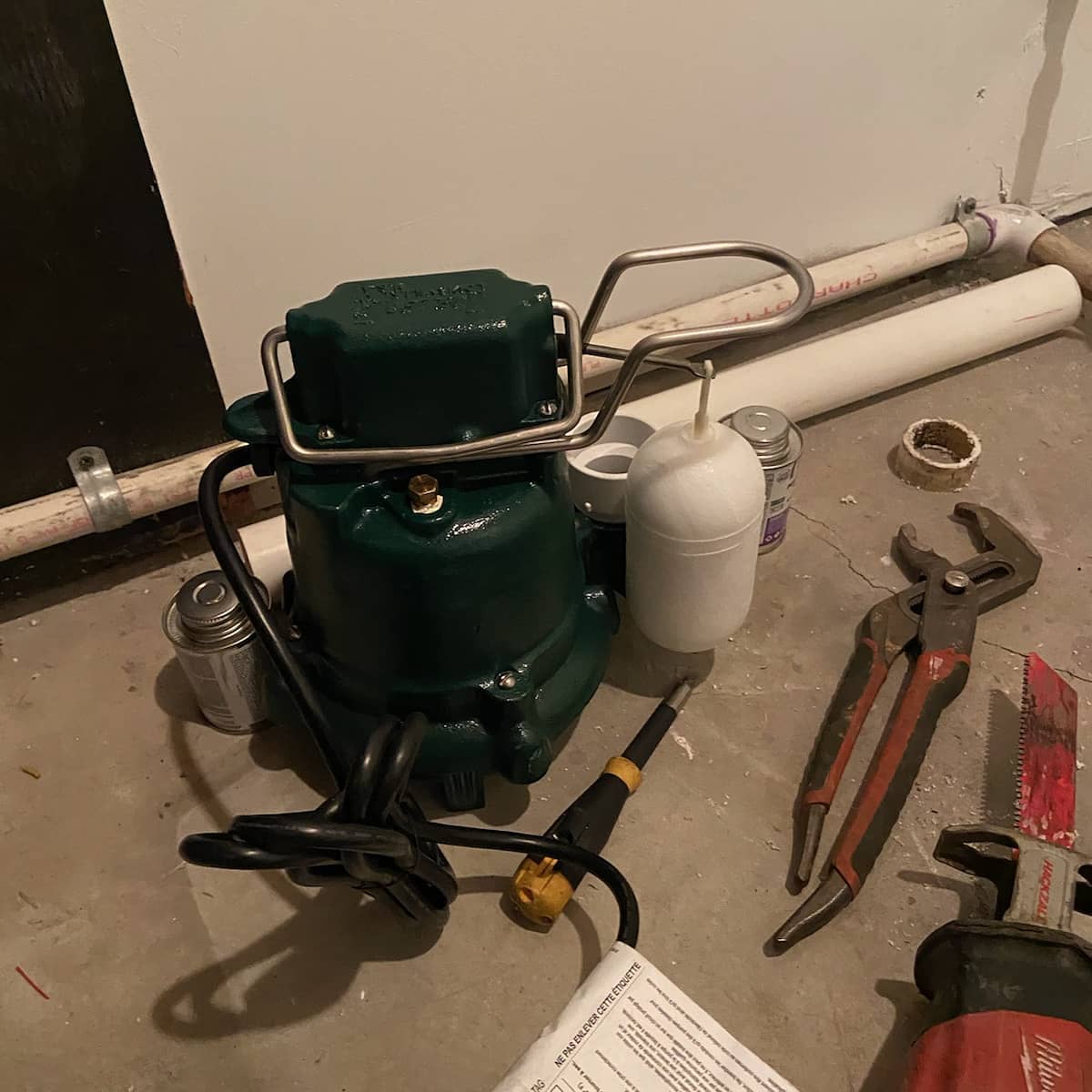 Sump Pump Discharge Hose Installation in Doylestown, PA 
